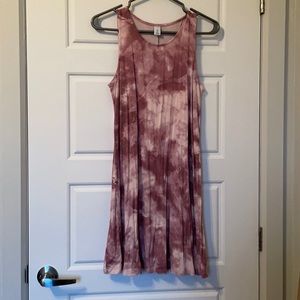 NWOT OLD NAVY tie dye swing dress - petite